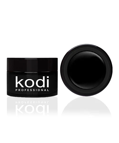 Black jar of Kodi Professional product on a white background