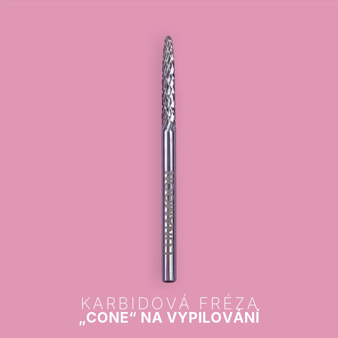 LUNA Karbidová fréza Cone na vypilování, 2,0 mm