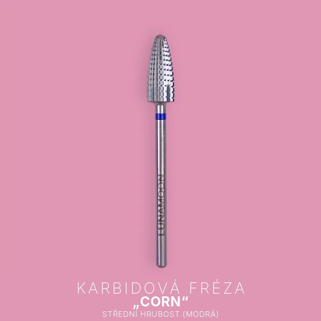 LUNA Karbidová fréza Corn, modrá, 5,9 mm