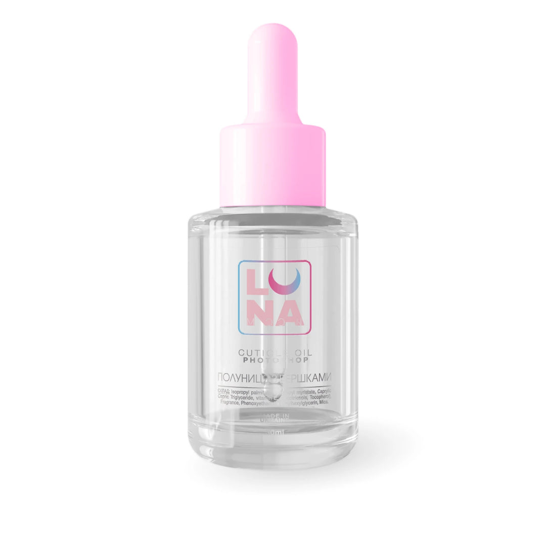 LUNA suchý olej na kůžičku Photoshop - vůně jahody se smetanou, 30 ml