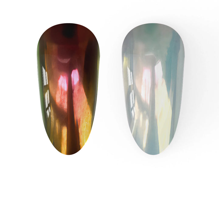 LUNAmoon Afrodita Sada nail powder prášků, 6 ks