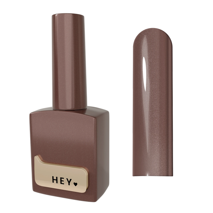 HEYLOVE Cat Eye Gel lak MAINE COON 15 ml, teplá hnědá