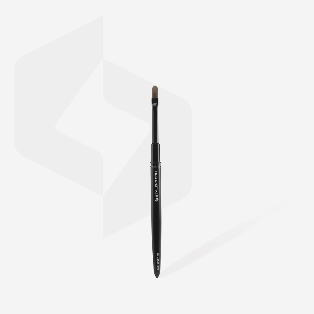 STALEKS PRO Štětec na gel EXPERT, 6 mm / 11 mm – fotka 2