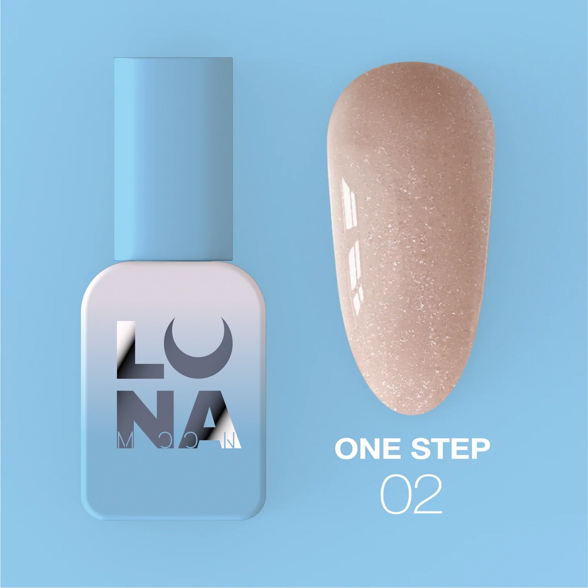 LUNA One Step Gel lak na pedikúru 02, 8 ml