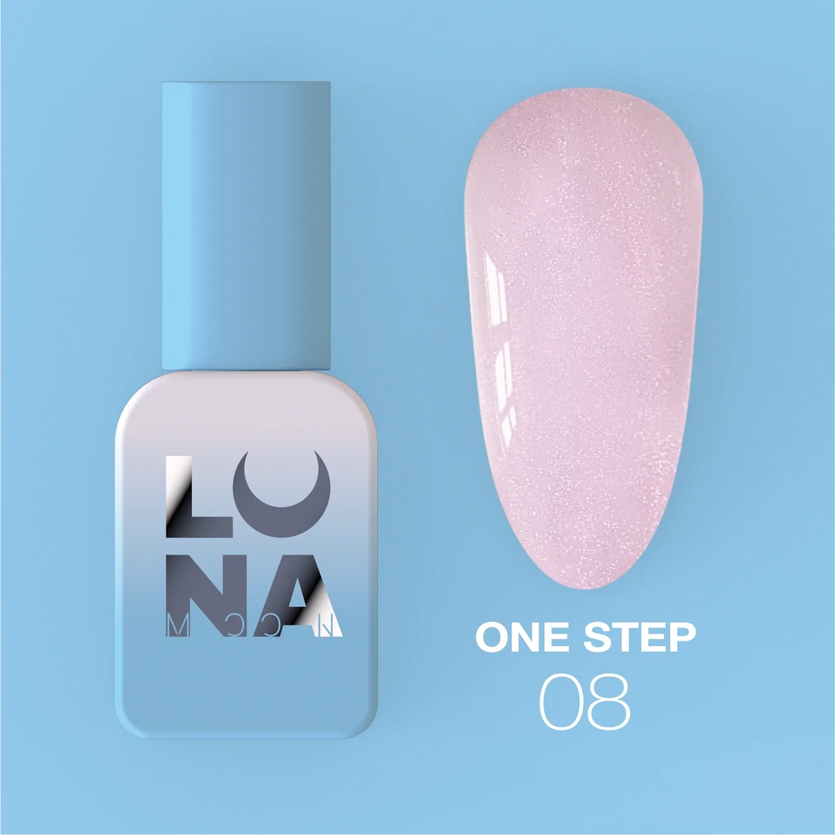 LUNA One Step Gel lak na pedikúru 08, 8 ml