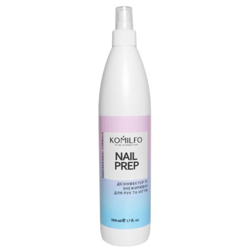 Komilfo Nail Prep – dezinfekce a odmašťovač, 500 ml