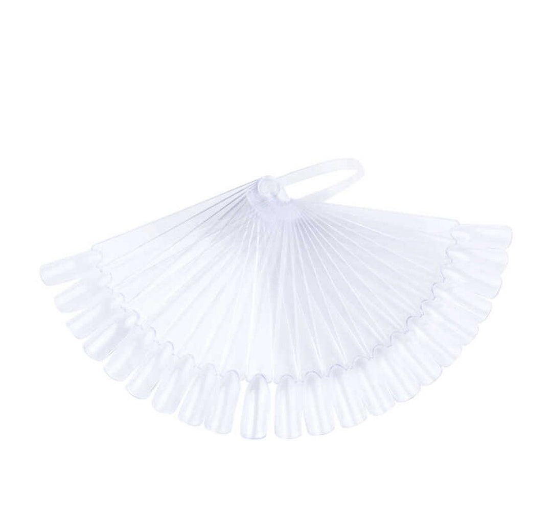 Čtvercové tipy pro vzorky na kroužku (transparentní), 50 ks