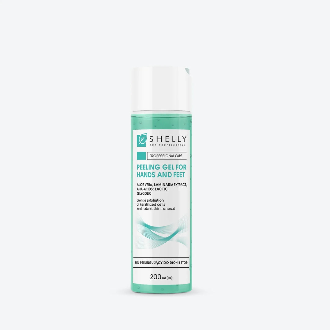 SHELLY Peelingový gel na ruce a nohy, 200 ml s aloe vera
