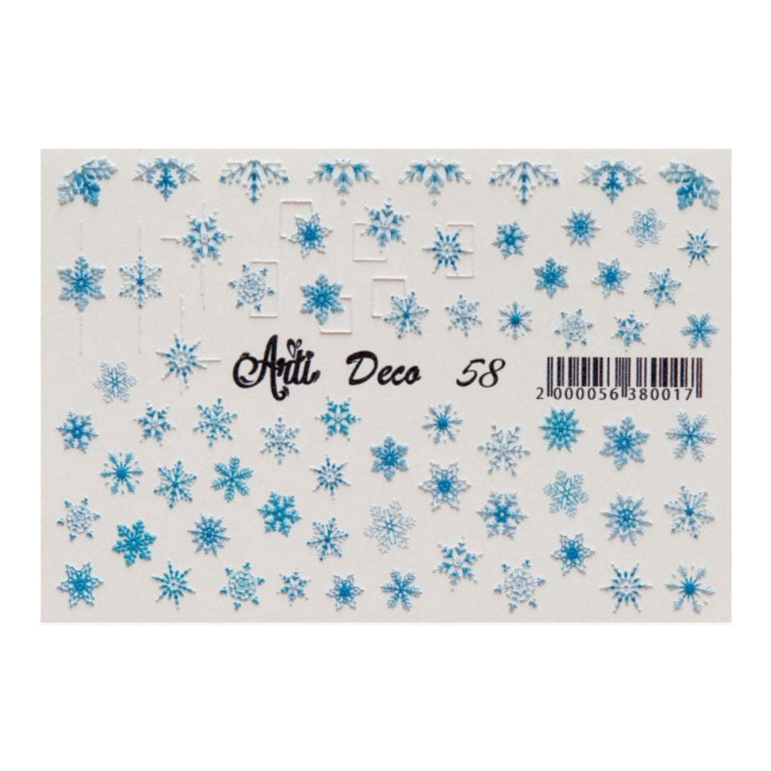 Наклейки для нігтів – Arti For You Deco 3D - 58