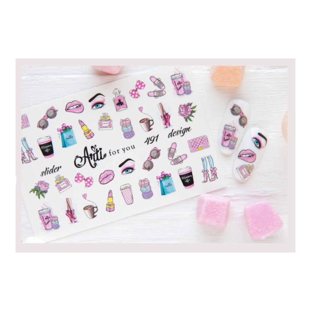 Samolepky na nehty – Arti For You 491