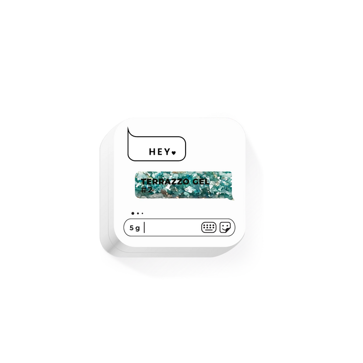 HEYLOVE Terrazo Gel 2, 5 g, zelený