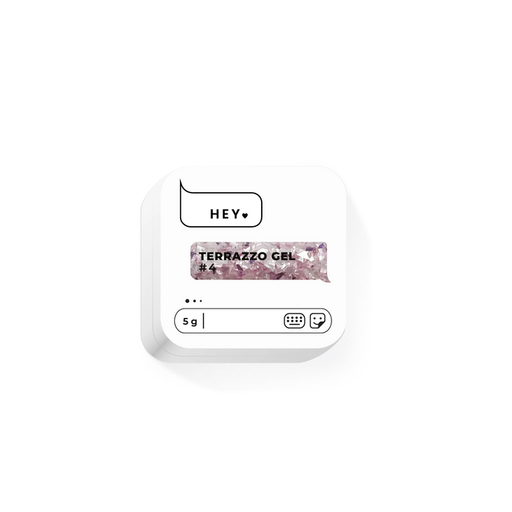 HEYLOVE Terrazo Gel 4, 5 g, fialový