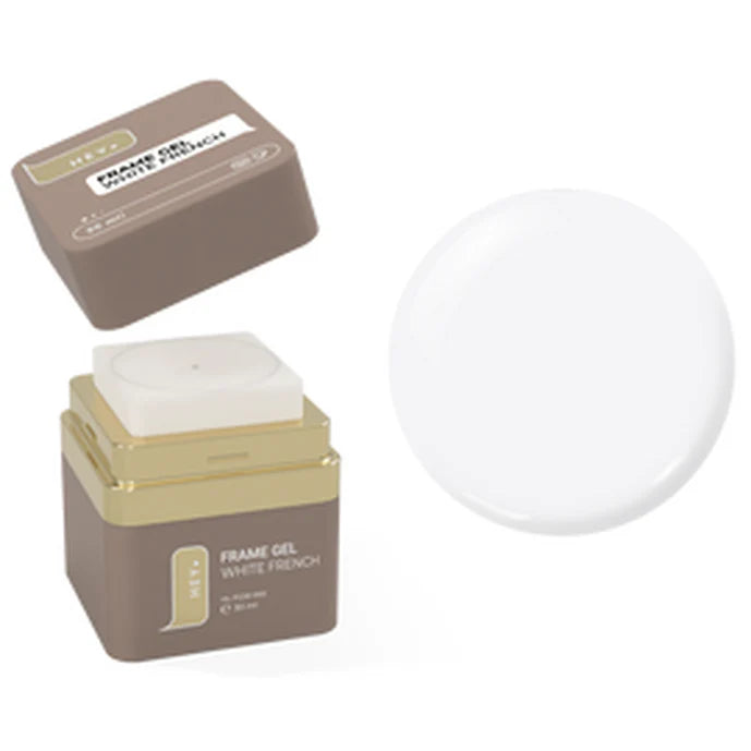 HEYLOVE Frame stavební gel WHITE FRENCH, 30 ml