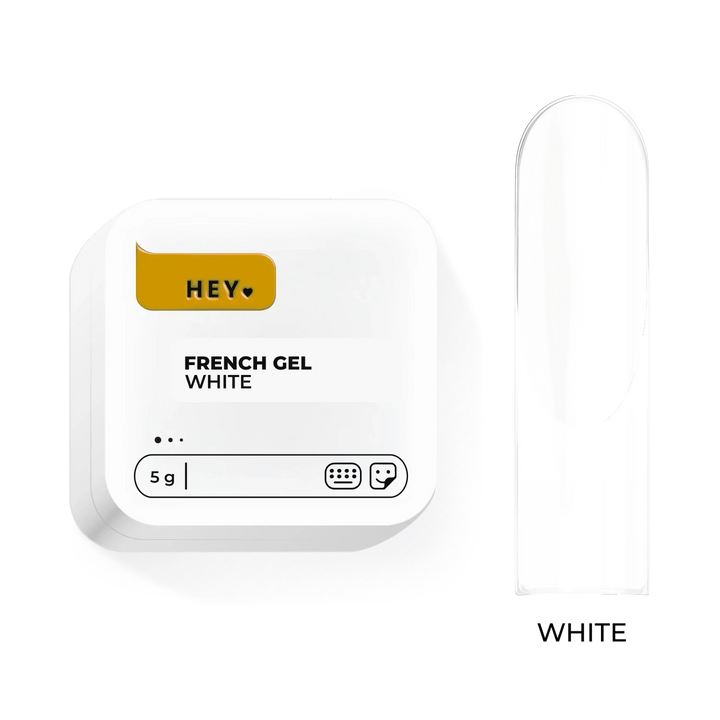 HEYLOVE French gel WHITE 5 g – kelímek