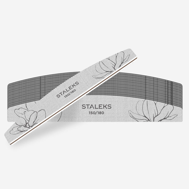 STALEKS PRO Minerální pilník půlměsíc EXPERT 40, 150/180 grit (25 ks) – fotka 3