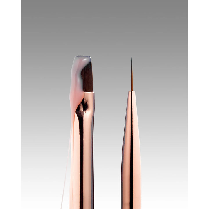DARK oboustranný štětec béžový (liner 11 mm, plochý čtvercový gel 9 mm)