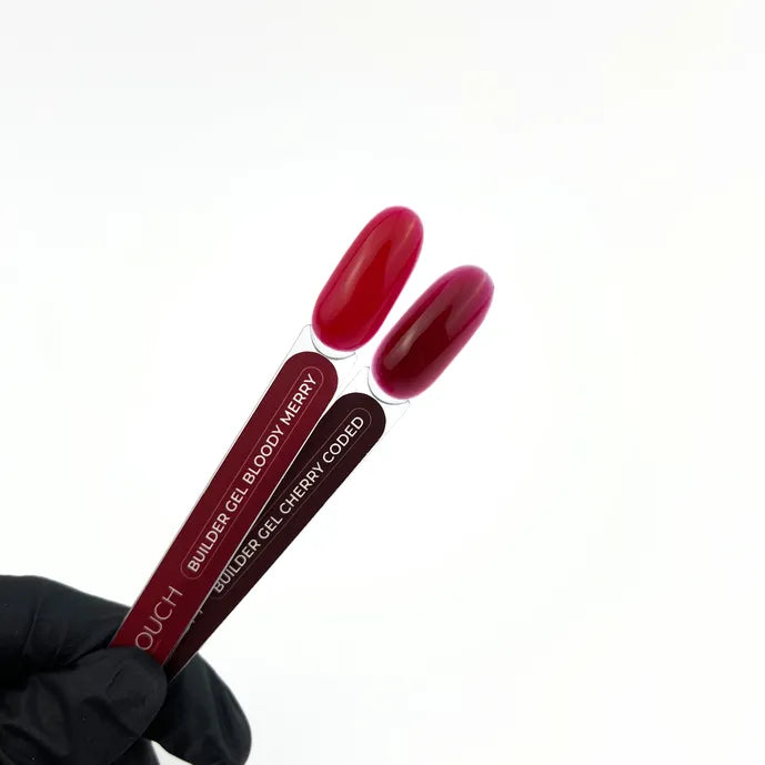 TOUCH Stavební gel Bloody Merry, 15 ml, červený