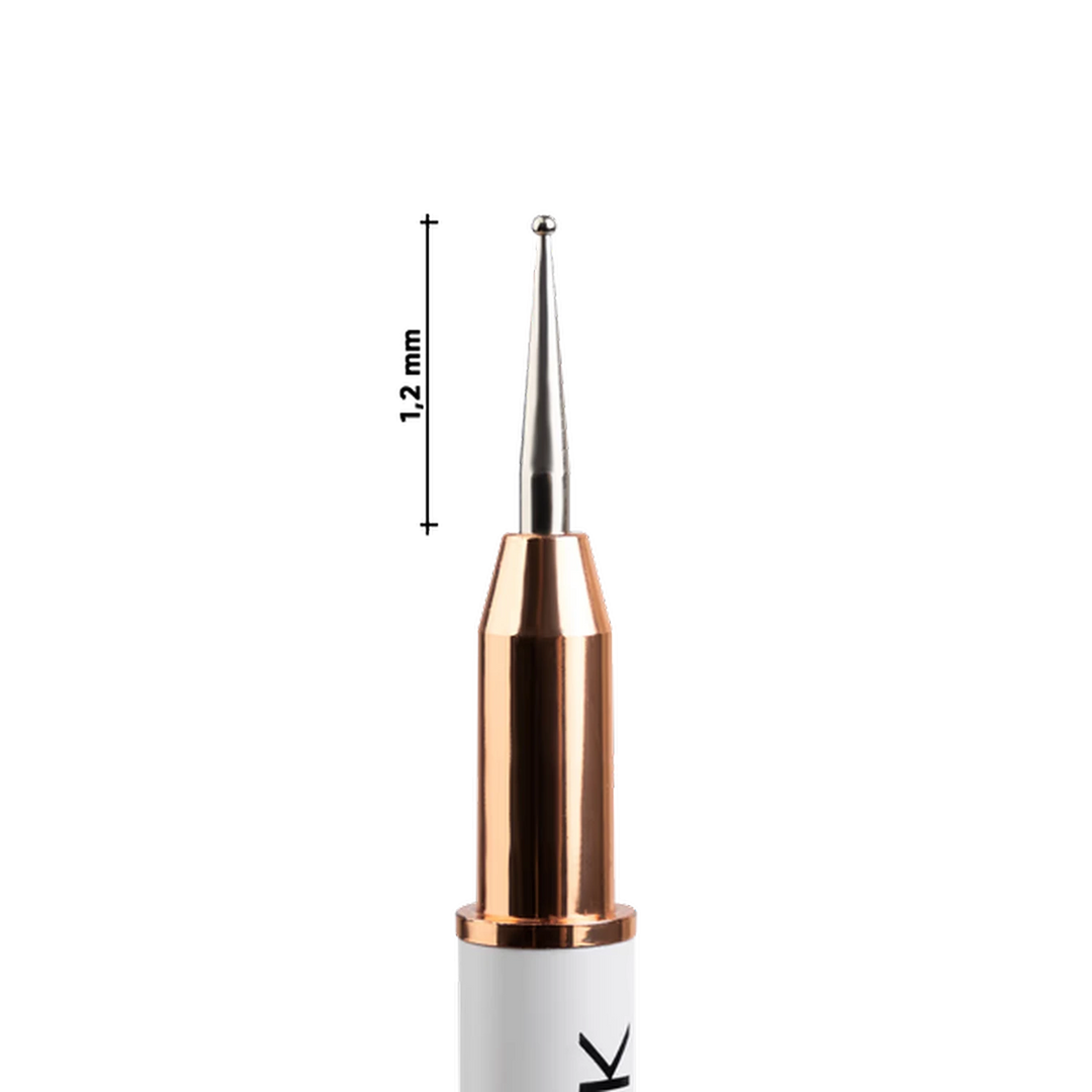DARK Oboustranný štětec (liner 13 mm + zdobicí kulička 1,2 mm) – fotka 4