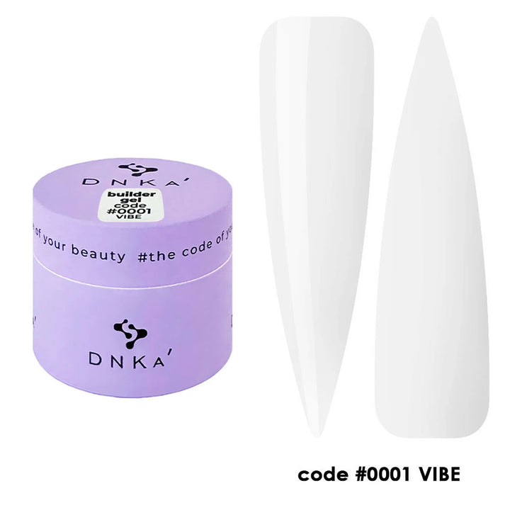 DNKa' Stavební gel #0001 Vibe, průhledný, 15 ml