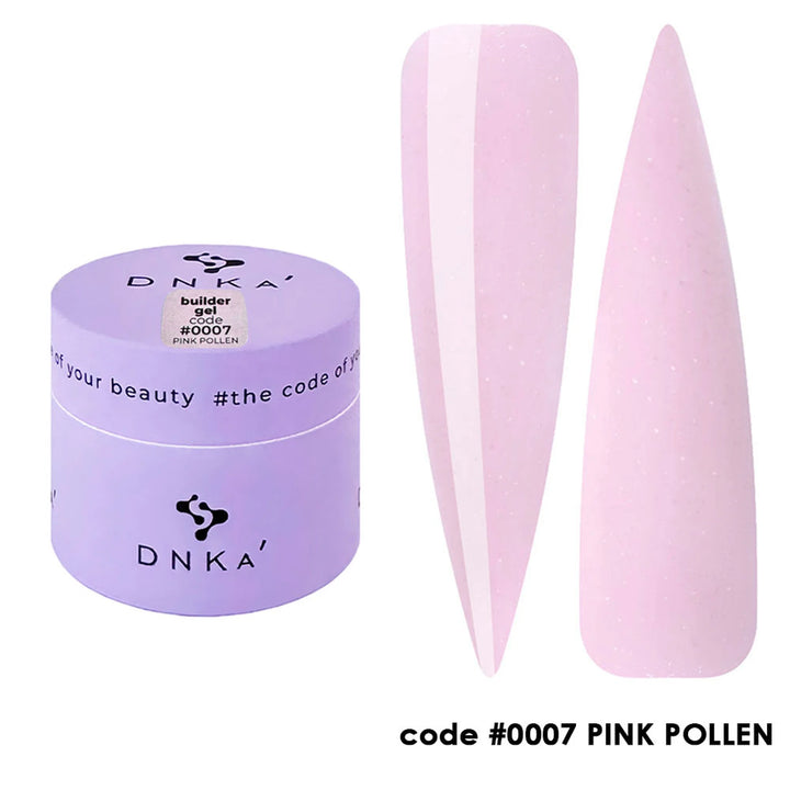 DNKa’ Stavební gel #0007 Pink Pollen, 15 ml