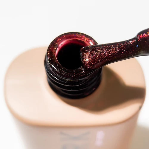 Dark Gel lak Cat Eye 06, 10 ml, červený