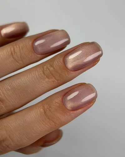 Dark Gel lak Cat Eye 13, 6 ml, růžové zlato