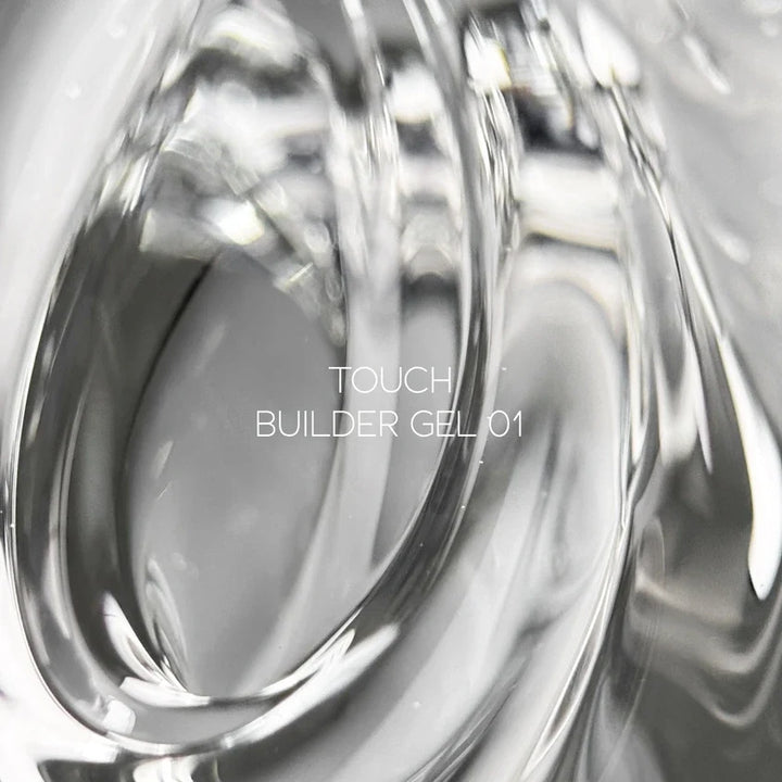 TOUCH Stavební gel 01 (Clear), 30 ml – kelímek s číslem odstínu