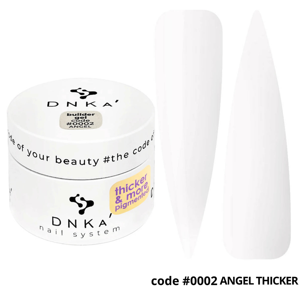 DNKa' Stavební gel #0002 Angel Thicker, 30 ml