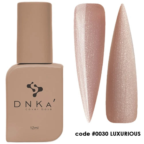 DNKa’ Krycí báze #0030 Luxurious, 12 ml, s jemným třpytem