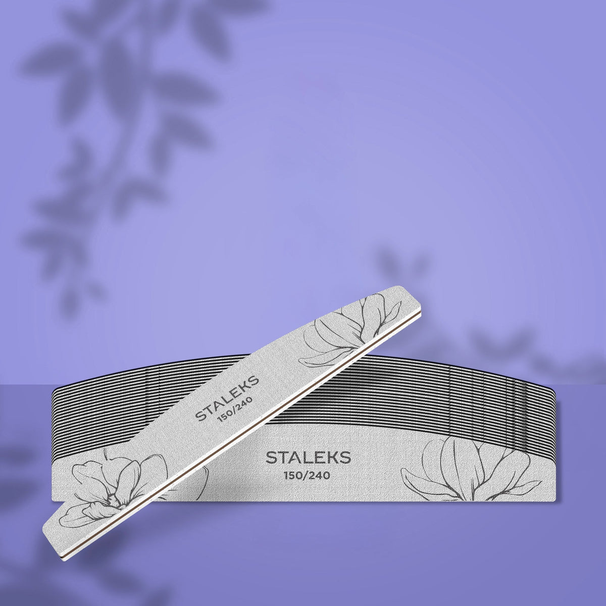 STALEKS PRO Minerální pilník půlměsíc EXPERT 40, 150/240 grit (25 ks)