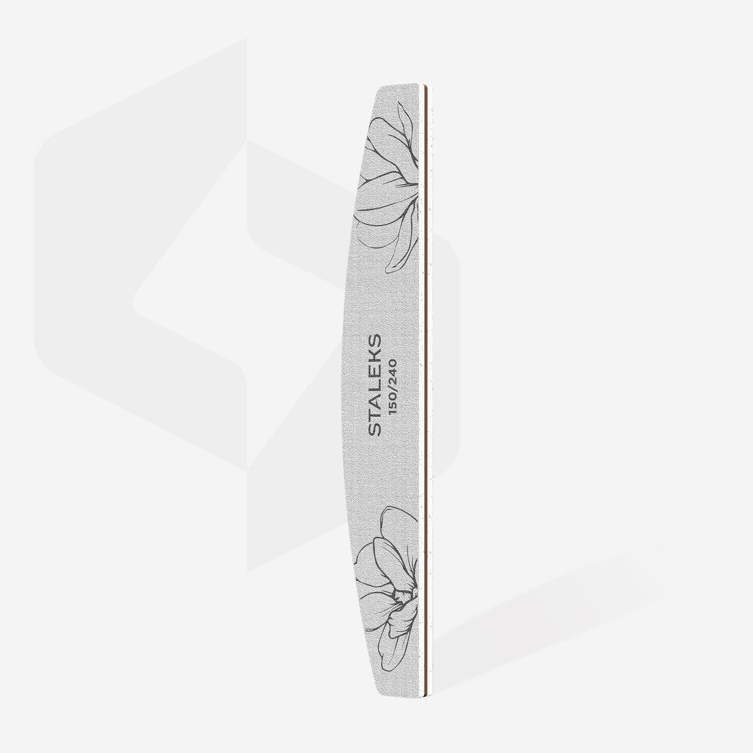 STALEKS PRO Minerální pilník půlměsíc EXPERT 40, 150/240 grit (25 ks) – fotka 2