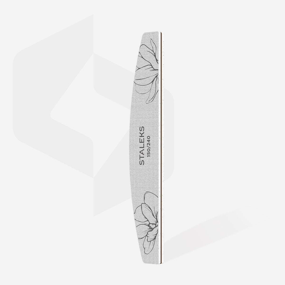 STALEKS PRO Minerální pilník půlměsíc EXPERT 40, 150/240 grit (25 ks) – fotka 2