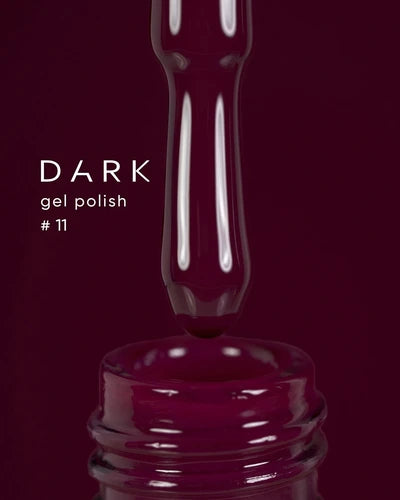 DARK Gel lak 11, 10 ml, bordový