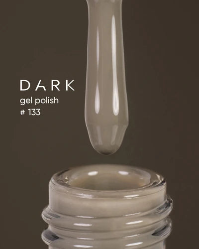 Dark Gel lak 133, 6 ml, sivý