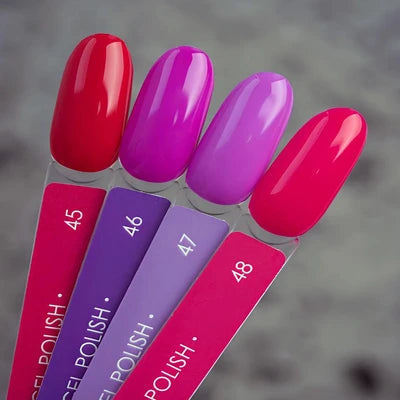 DARK Gel lak 48, 6 ml, červený