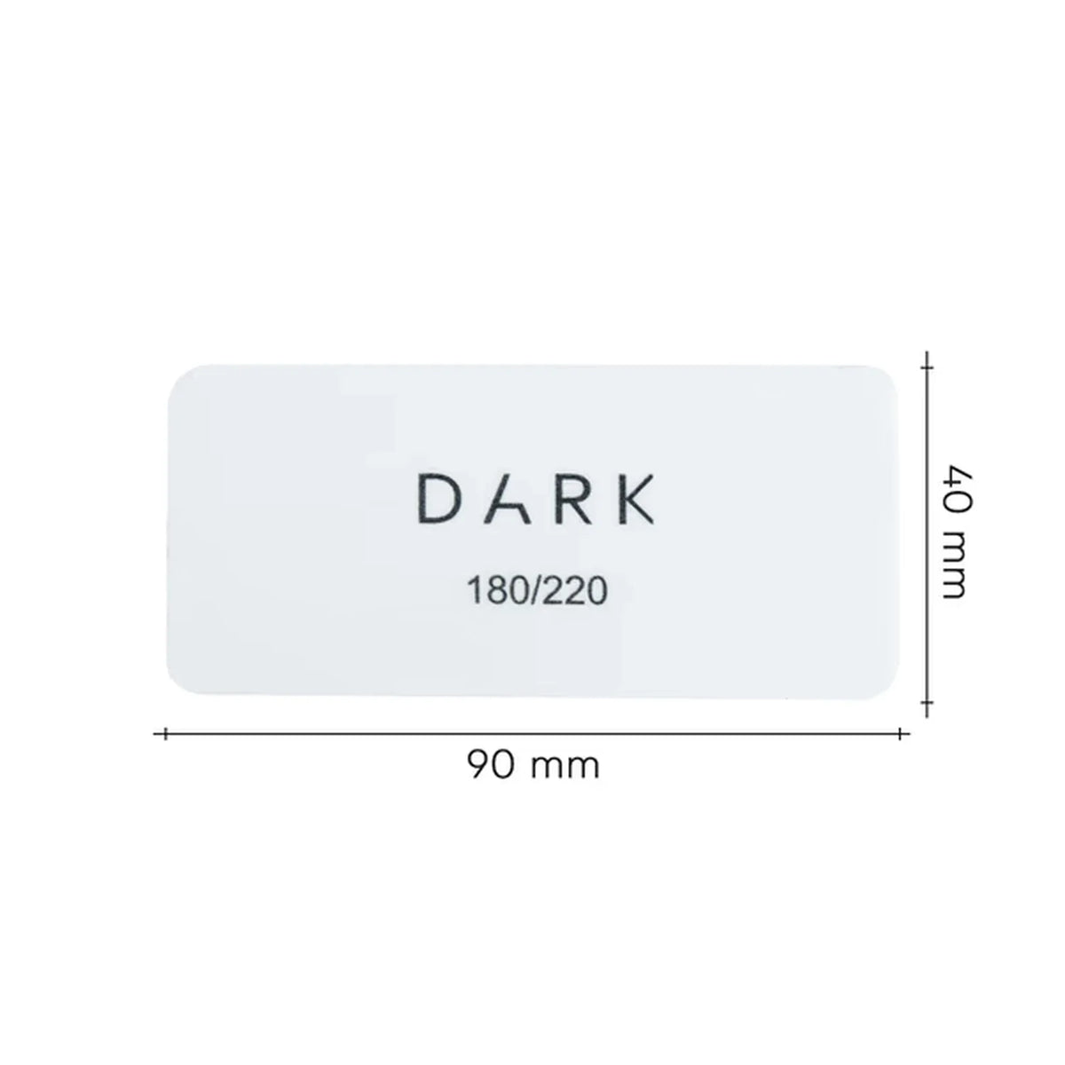 DARK Buffer obdélníkový, 180/220 grit, 1 ks – fotka 2