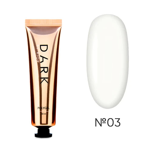 DARK Polygel 03, 30 ml, mléčný