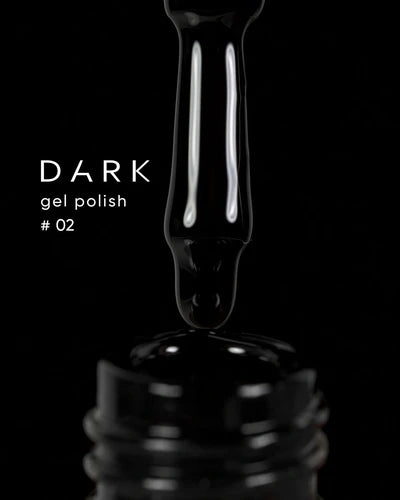 DARK Gel lak 02, 6 ml, černý