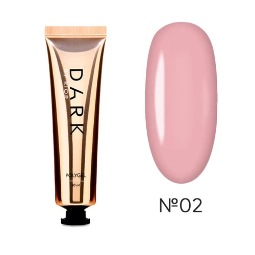 DARK Polygel 02, 30 ml, růžový