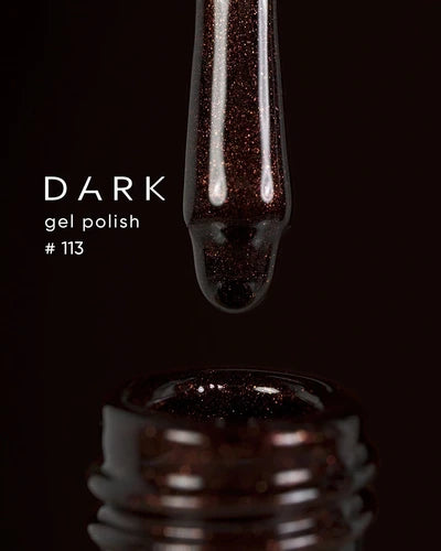 Dark Gel lak 113, 6 ml, hnědý
