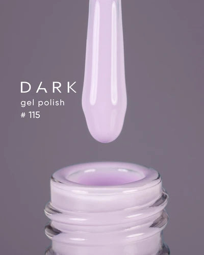 DARK Gel lak 115, 10 ml, fialovej