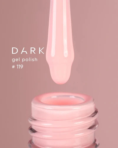 Dark Gel lak 119, 6 ml, mléčně broskvový