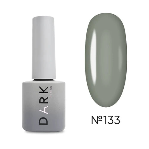 Dark Gel lak 133, 6 ml, sivý