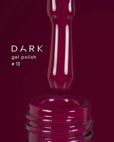 DARK Gel lak 13, 10 ml, bordový