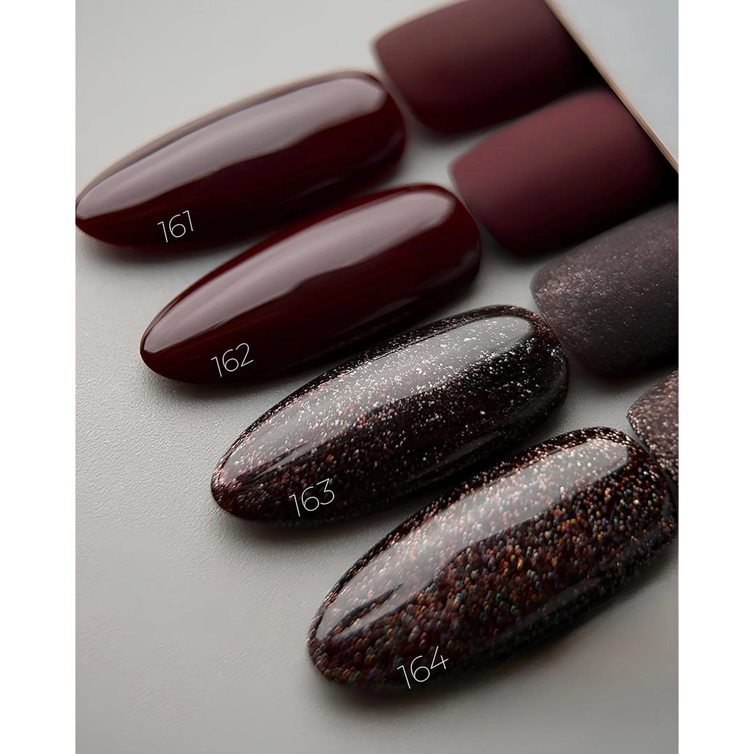 DARK Gel lak 161, 6 ml, bordový