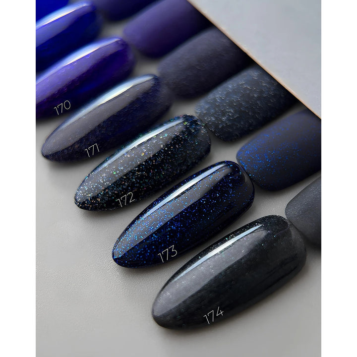 DARK Gel lak 173, 6 ml, modrý