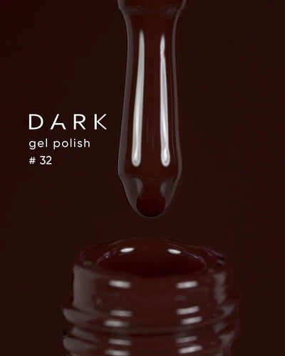 DARK Gel lak 32, 10 ml, tmavě hnědý