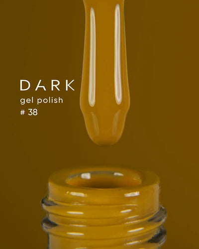 Dark Gel lak 38, 6 ml, hořčicová