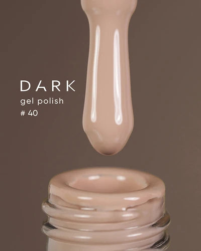 Dark Gel lak 40, 10 ml, béžový