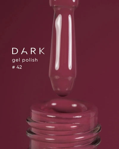 Dark Gel lak 42, 6 ml, červený